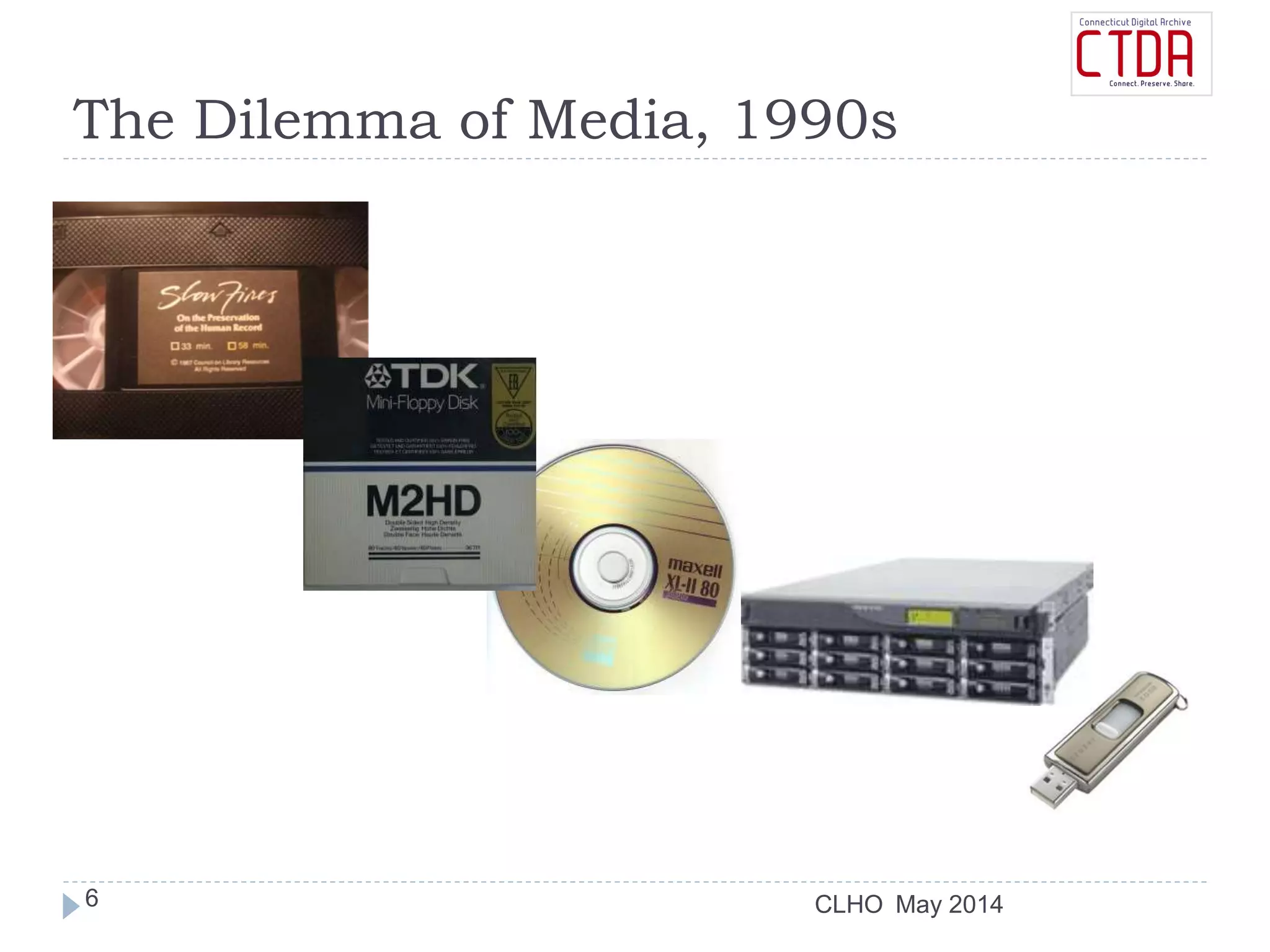 CLHO
The Dilemma of Media, 1990s
May 20146
 
