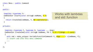 Add an interactive command line to your C++ application | PPTX