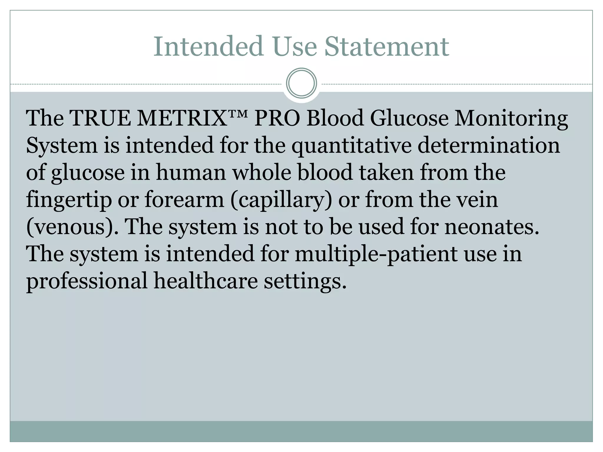 Glucometer In-Service 2017 | PPTX
