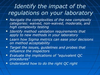 Clia final regulations | PPT