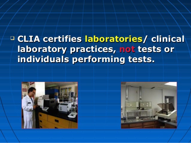 Clia final regulations
