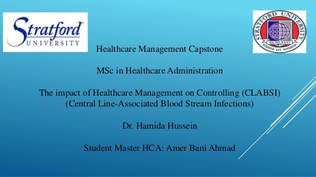 the impact of healthcare management on controlling clabsi central