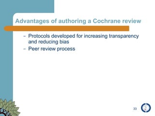 Cochrane Library Training | PPT