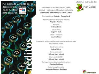 Material extraído de:
PDF diseñado y armado por el
docente de matemática
Yoan E. Mora
para utilizar en
 