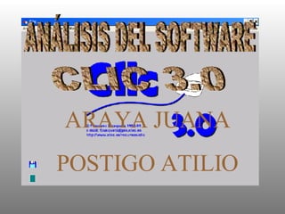 ARAYA JUANA POSTIGO ATILIO ANÁLISIS DEL SOFTWARE  CLIC 3.0 