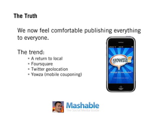 The Truth




 If you think mobile is big now, just wait.

 2013: 1 billion+ heavy mobile web users.
 