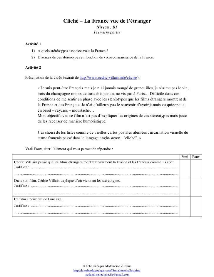 Cliche Les Fiches Pedagogiques De Lapprenant