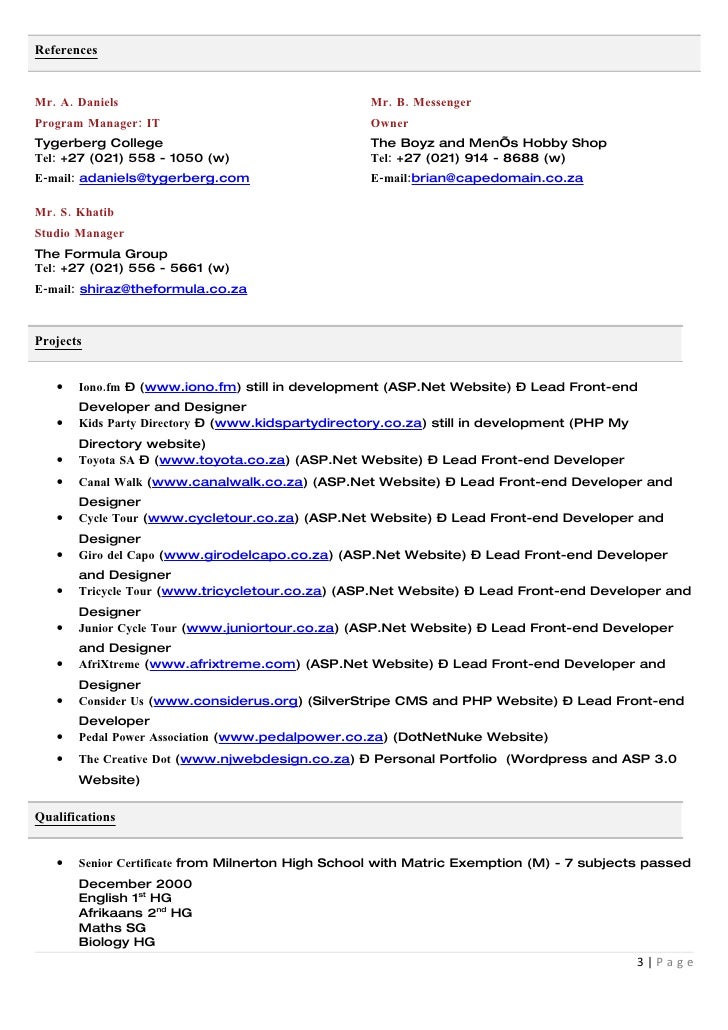 php resume