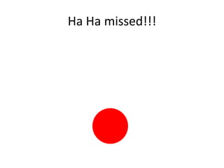 Click the red dot