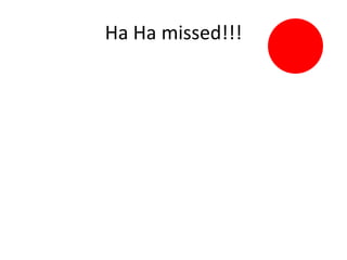Click the red dot