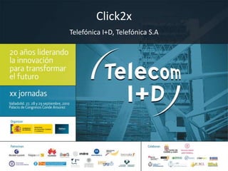 Click2x Telefónica I+D, Telefónica S.A 