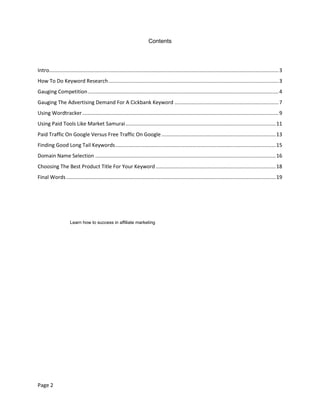 Clickbank cash-success-secrets 