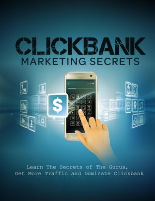 Practical Mentalism Video Course
Practical Mentalism Video Course
ClickBank is one of the granddaddies of digital product affiliate marketing. Whether you are
selling books, software, graphics, packages, or anything else that could be downloaded,
ClickBank paved the way for affiliate marketing in that space.
In fact, throughout the years, ClickBank has spawned a large number of competitors, but nothing
can beat the original. Make no mistake, if you want a niche site or have access to niche traffic,
ClickBank is a good source of great selling books, software or other digital products that can
instantly be downloaded.
ClickBank, throughout the years, has built a solid reputation as an affiliate marketing platform. It
has a very robust tracking system. It also has a wide range of products. This is its biggest
attraction.
 