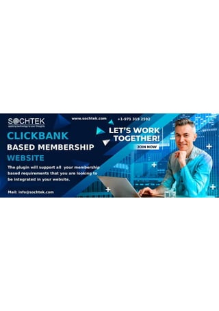 Clickbank Based Membership Website - Sochtek