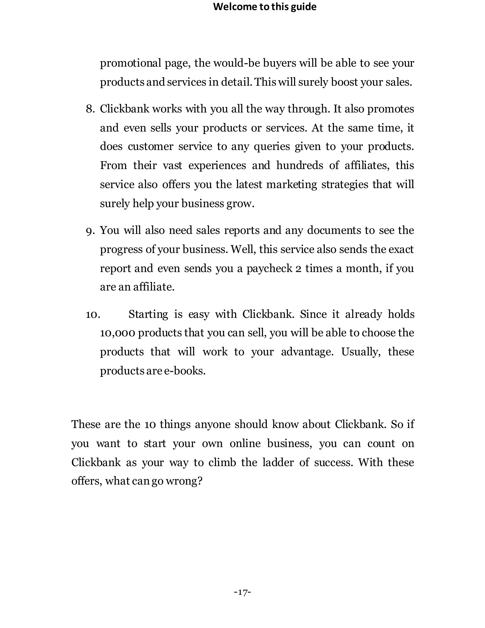 Clickbank secrets prooven method easy step by step guide