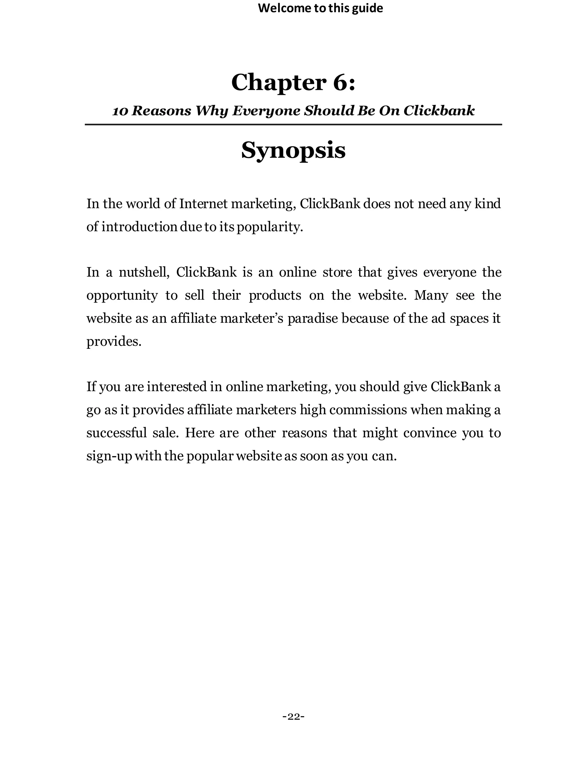 Clickbank secrets prooven method easy step by step guide