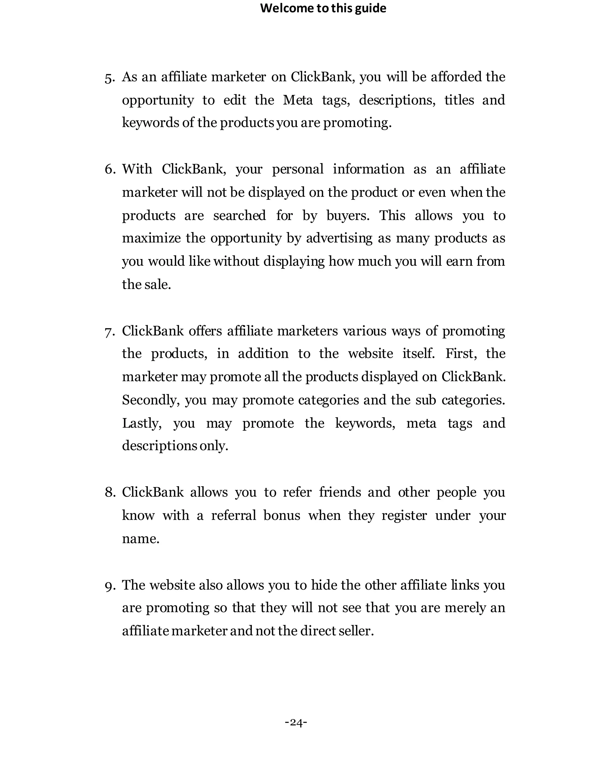 Clickbank secrets prooven method easy step by step guide