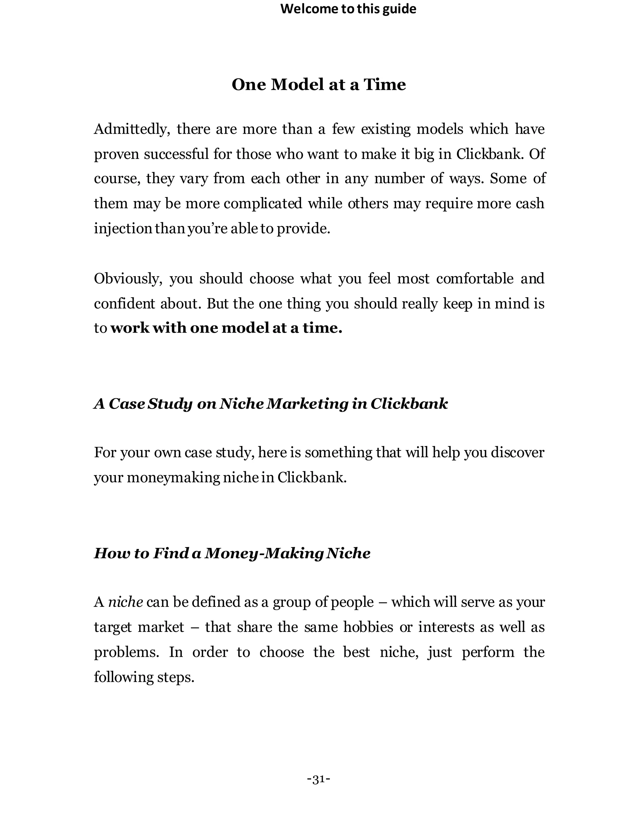 Clickbank secrets prooven method easy step by step guide