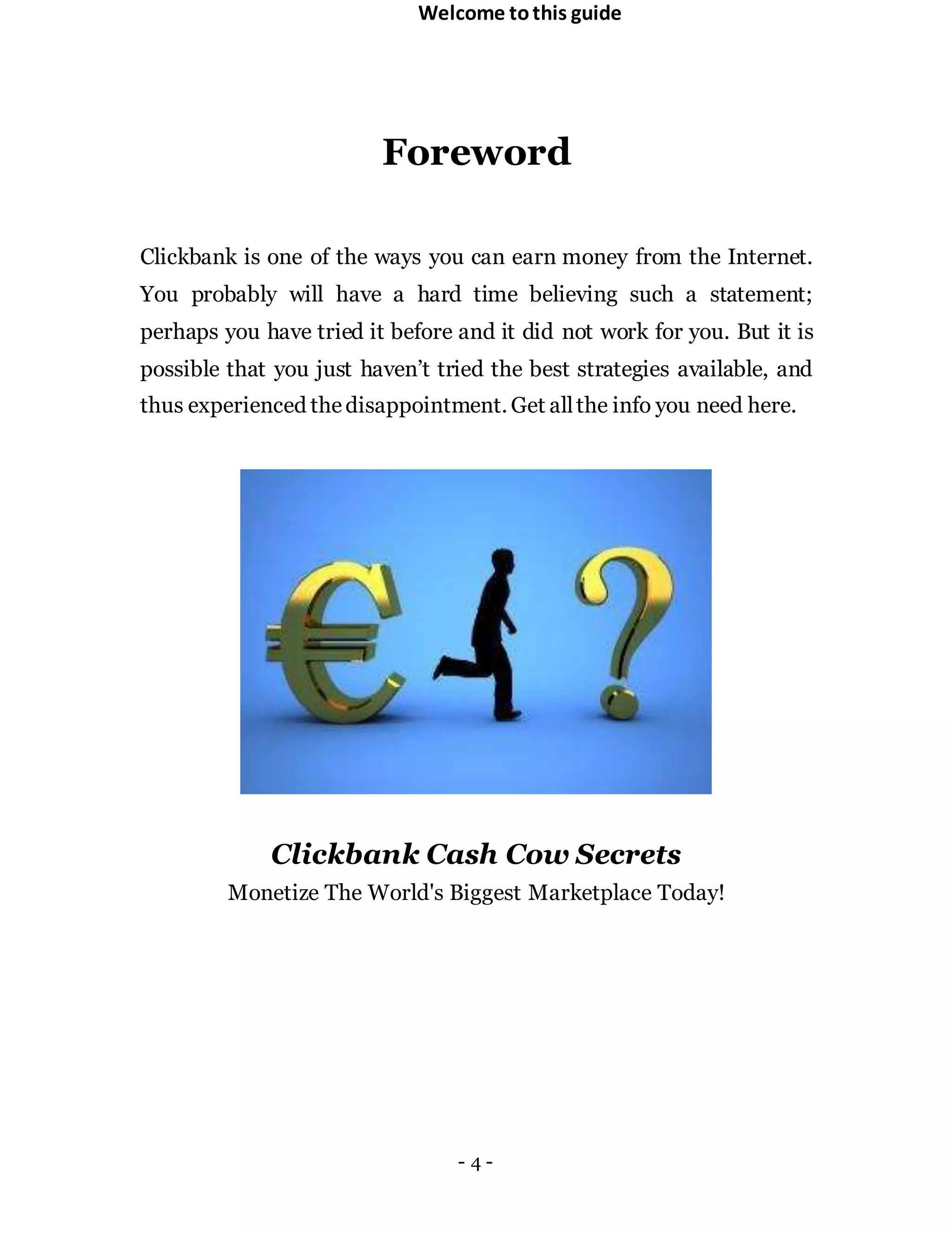 Clickbank secrets prooven method easy step by step guide