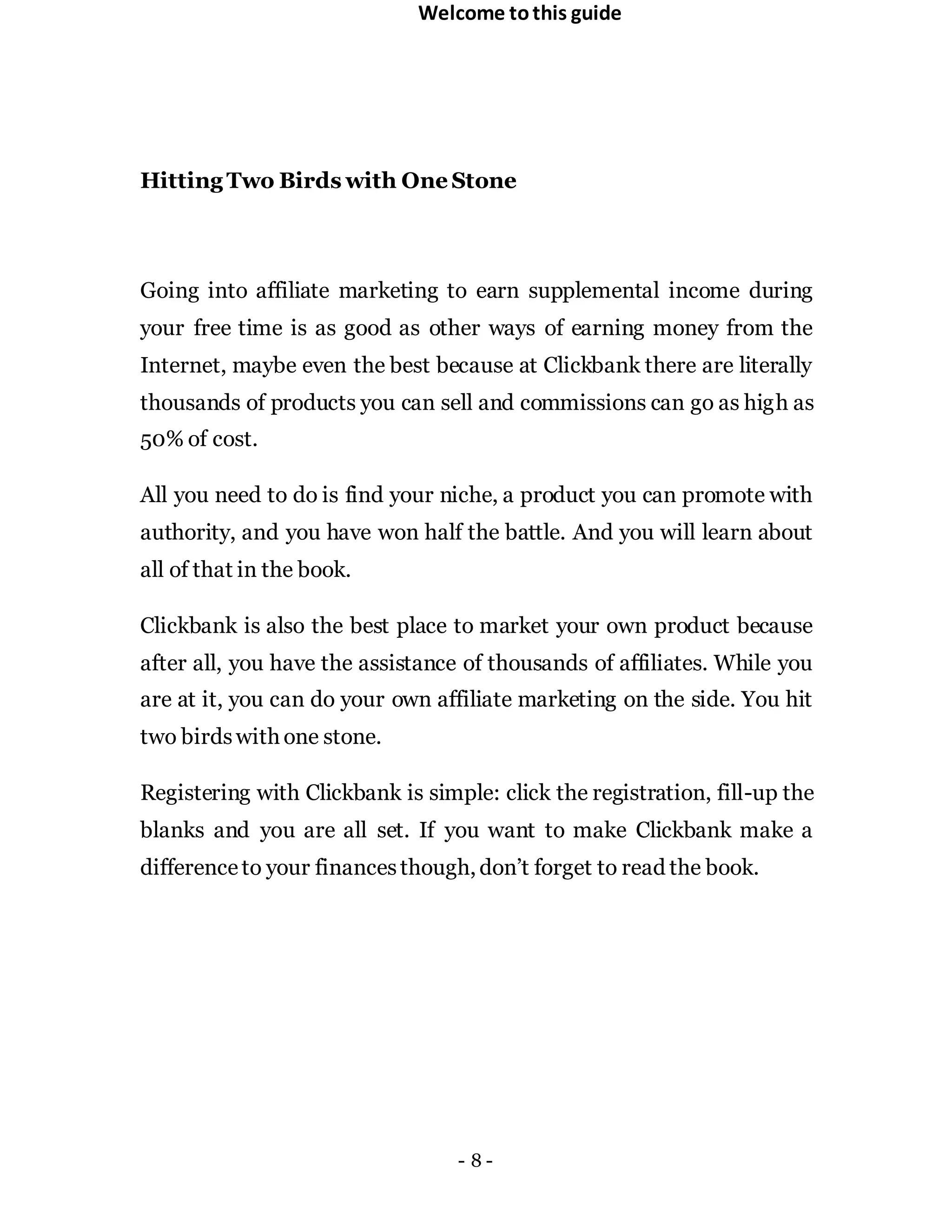 Clickbank secrets prooven method easy step by step guide