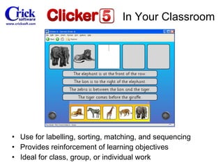 Use for  labelling , sorting, matching, and sequencing Provides reinforcement of learning objectives Ideal for class, group, or individual work In Your Classroom 