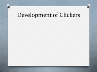 Clickers in the classroom | PPTX | Education industry | Industries