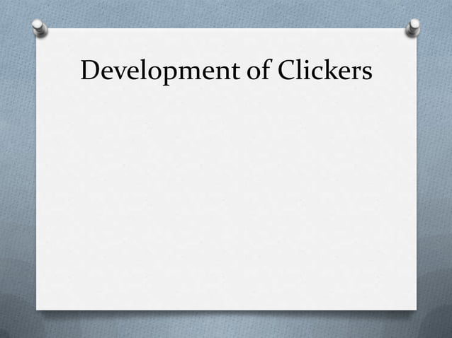 Clickers in the classroom | PPTX | Education industry | Industries