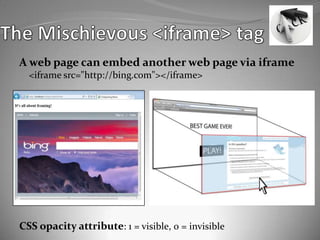 Click jacking | PPTX