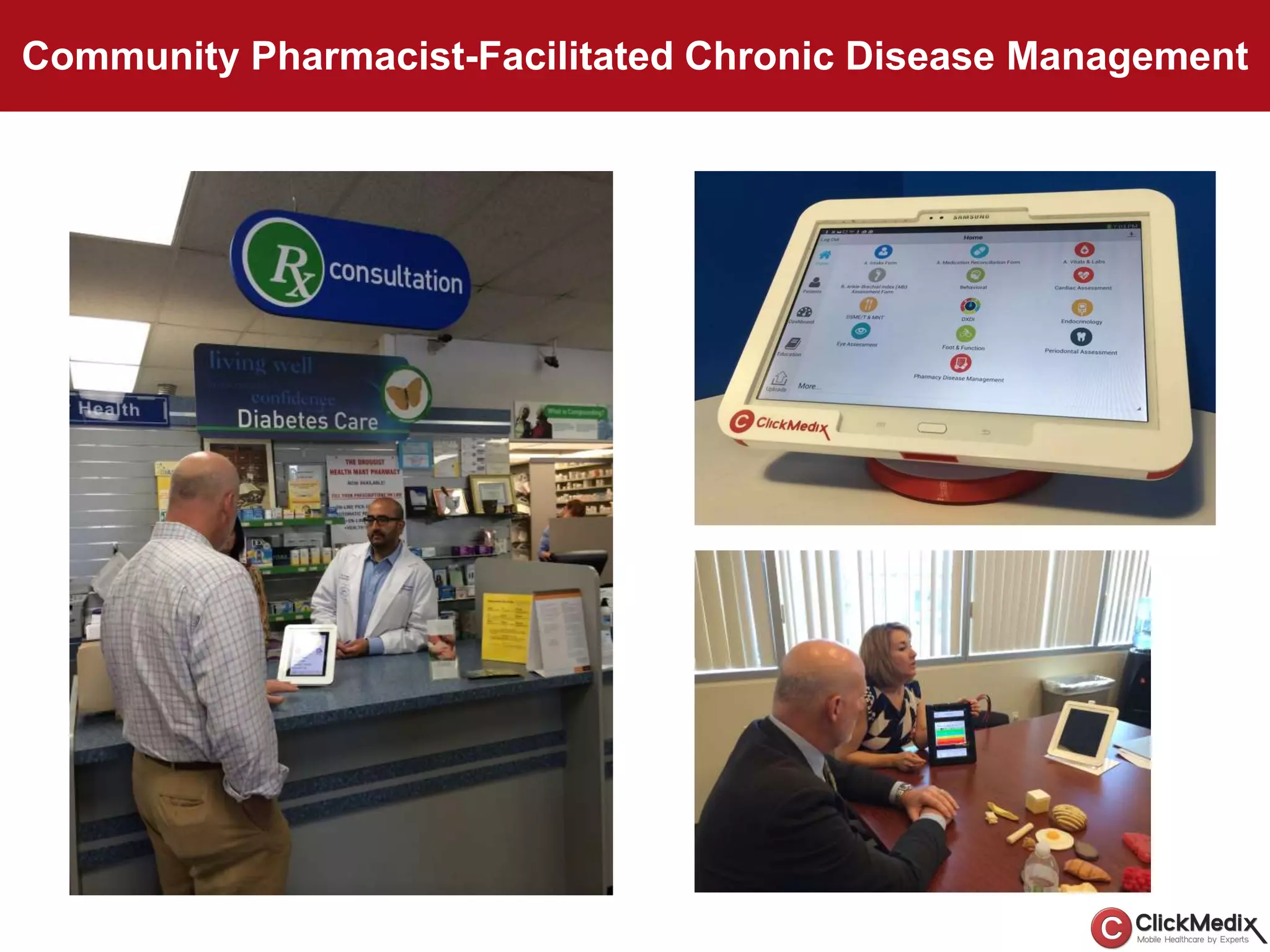 Community Pharmacist-Facilitated Chronic Disease Management
 