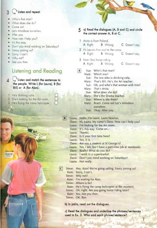 Click on 2 student's book