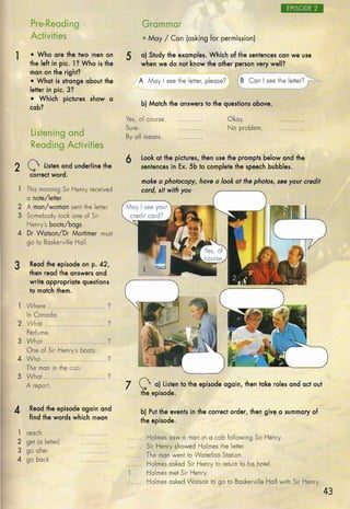 Click on 2 student's book