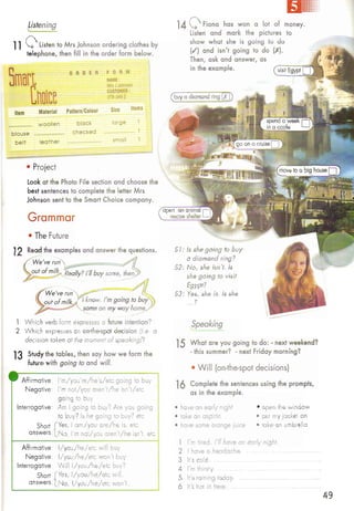 Click on 2 student's book