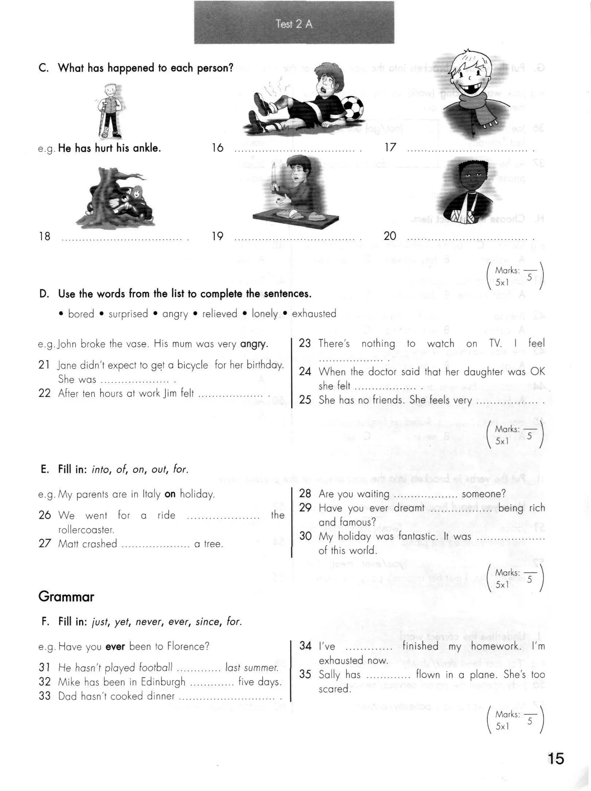 Click on 2   test booklet with keys