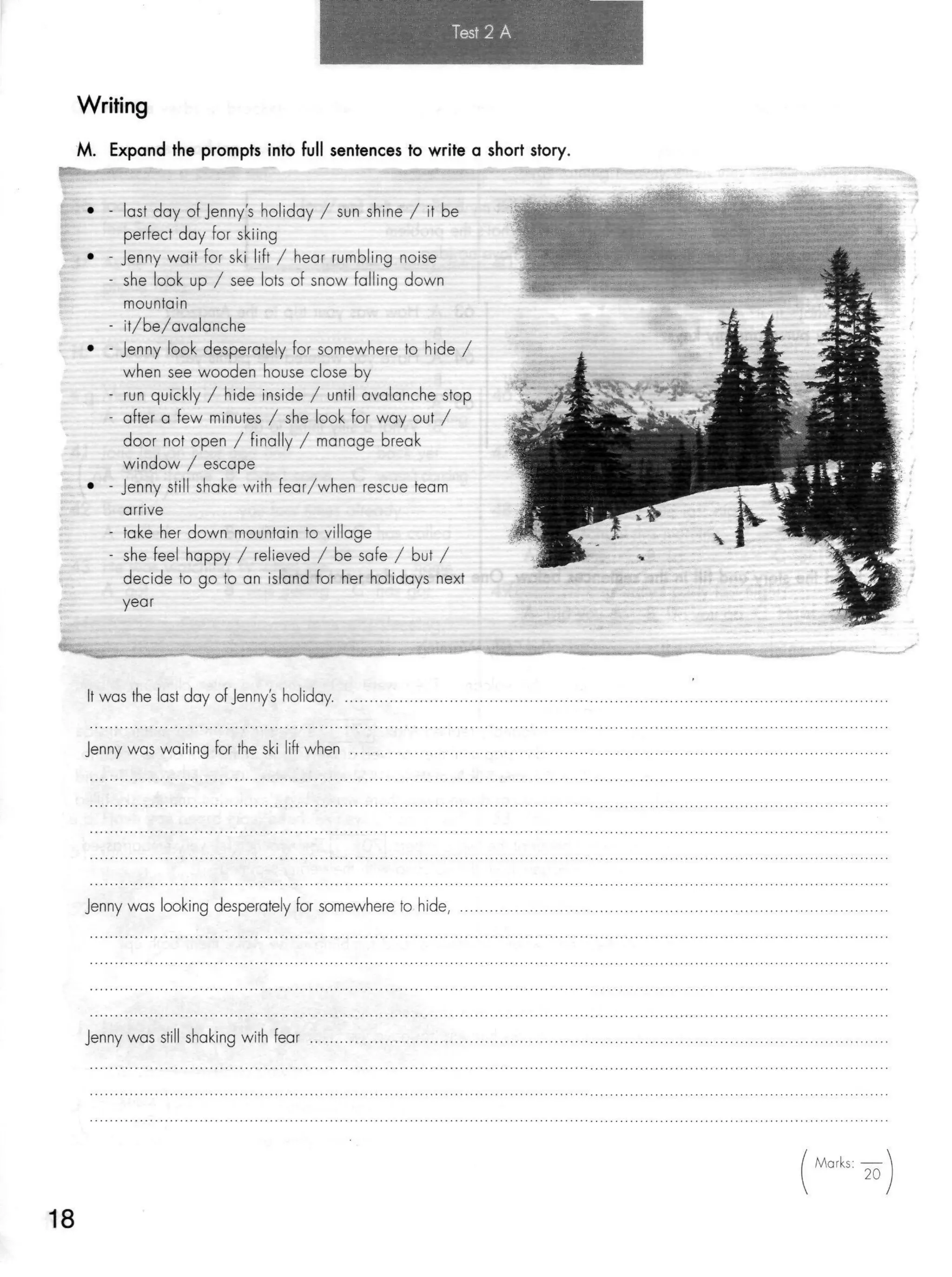 Click on 2   test booklet with keys