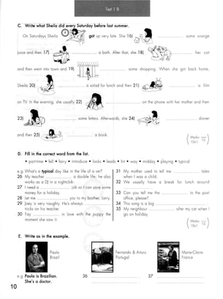 Click on 2   test booklet with keys