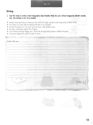 Click on 2   test booklet with keys