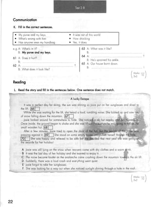 Click on 2   test booklet with keys