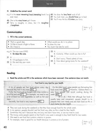 Click on 2   test booklet with keys