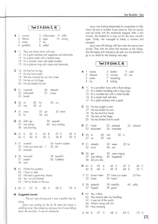 Click on 2   test booklet with keys