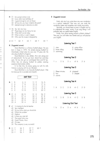 Click on 2   test booklet with keys
