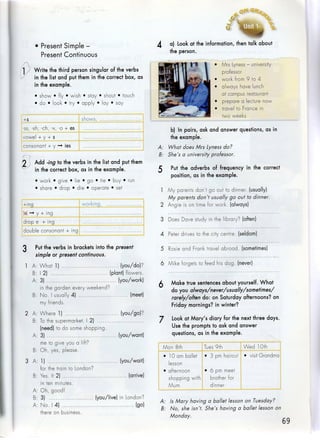 Click on 3 workbook student's