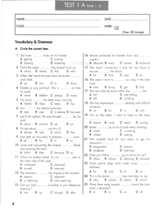 Click Test Printable Click on test_booklet_3_with_key | PDF