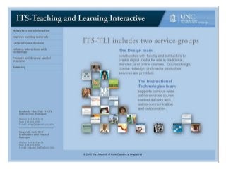 Click, Play, Rewind, Remember: Learning Technologies @ UNC