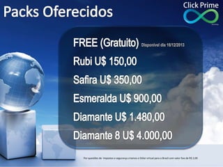 Por questões de Impostos e segurança criamos o Dólar virtual para o Brasil com valor fixo de R$ 2,00
 