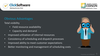 ClickSoftware Case Study Southern California Edison Utility | PPTX