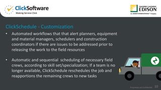 ClickSoftware Case Study Southern California Edison Utility | PPTX