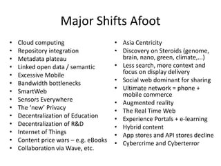 What is the Cloud?Cloud computing is a model for enabling convenient, on-demand network access to a shared pool of configurable computing resources (e.g., networks, servers, storage, applications, and services) that can be rapidly provisioned and released with minimal management effort or service provider interaction. This cloud model promotes availability and is composed of five essential characteristics, three service models, and four deployment models.Service Models: Cloud Software as a Service (SaaS)Cloud Platform as a Service (PaaS)Cloud Infrastructure as a Service (IaaS).Deployment Models:Private cloud. Community cloudPublic cloudHybrid cloud