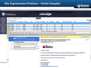 Kit QualidadeKits Suprimentos ProtheusPara empresas que desejam ser mais competitivas através da redução do Ciclo de Compras, o BRAVA Kit Suprimentos é uma ferramenta que utiliza todo poder de BPM, Portais Corporativos e Aplicações Móveis para:Melhorar a performance de Compradores;