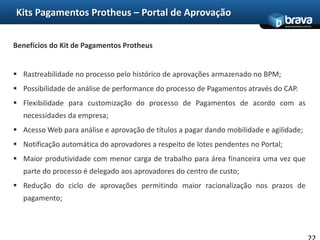 Maior produtividade com menor carga de trabalho para compradores uma vez que parte do processo é terceirizado;
