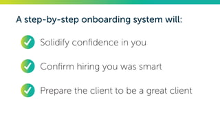 Creating A New Client Onboarding System | PDF